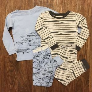 Bundle of 2 Baby Gap 3T boys pajamas
